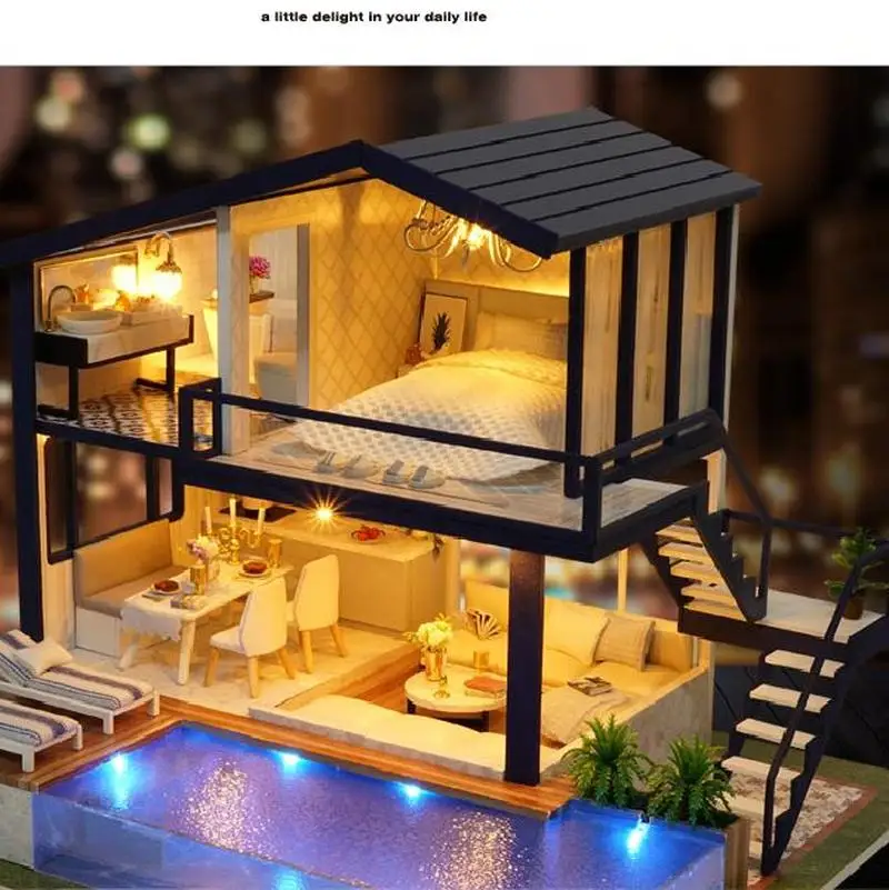 Handmade Diy Cottage Wooden Doll House Furniture Building Model Apartment Girl Toy Birthday Gift Unisex
Handmade Diy Cottage Wooden Doll House Furniture Building Model Apartment Girl Toy Birthday Gift Unisex