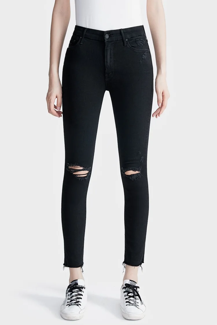 High Quality New Color Love Print Black High-waist Slimming Ripped Skinny Jeans Women
High Quality New Color Love Print Black High-waist Slimming Ripped Skinny Jeans Women