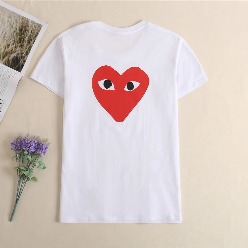 Летняя футболка для пары, женская футболка, Мужская футболка с принтом Love, футболка с коротким рукавом 
Летняя футболка для пары, женская футболка, Мужская футболка с принтом Love, футболка с коротким рукавом