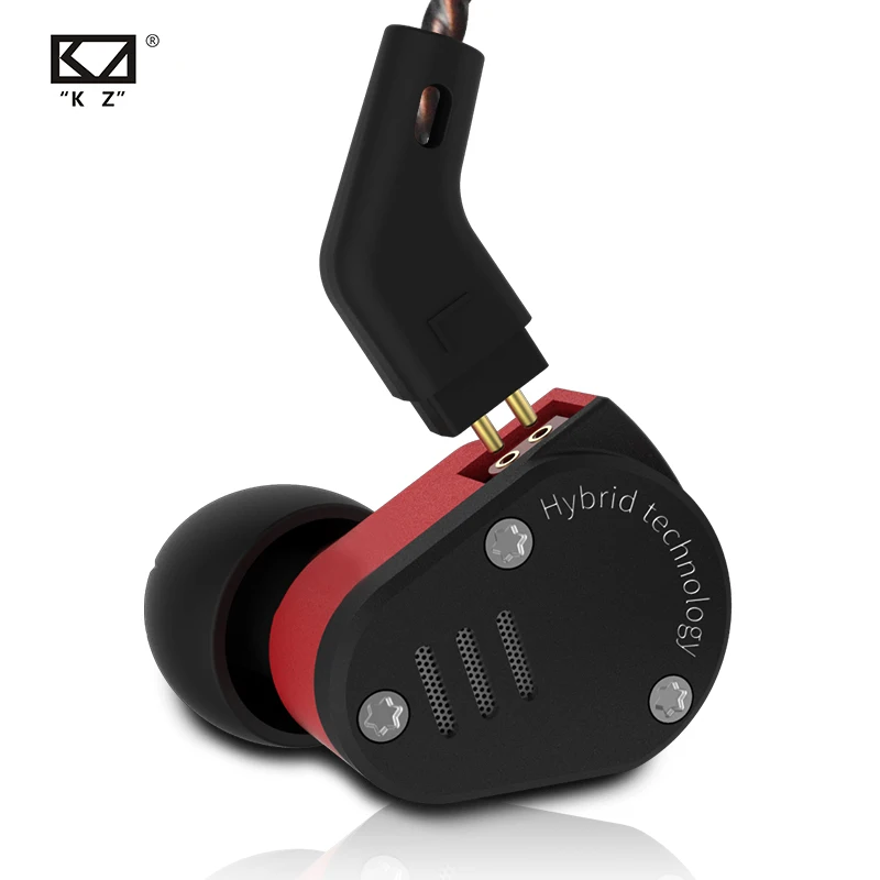 KZ ZSA наушники арматура и Dynamic Hybrid в ухо Мониторы Спорт гарнитура вкладыши HiFi бас