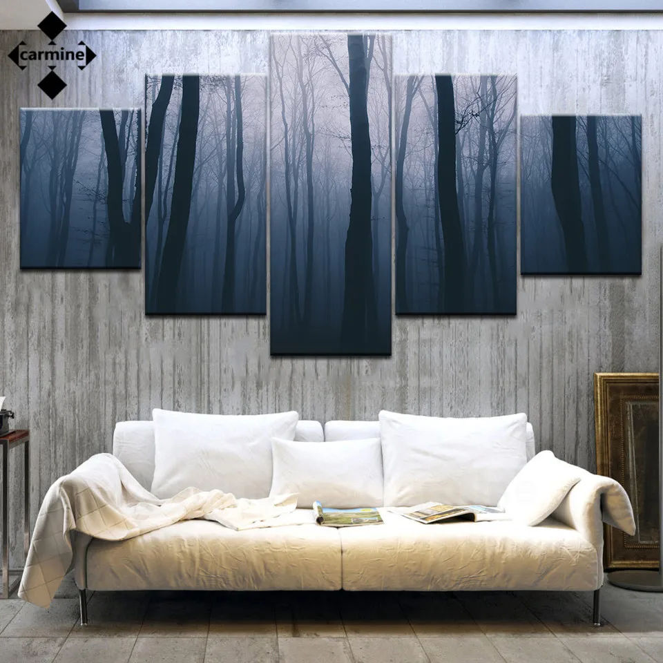 Home Decor Wall Poster Misty Forest Canvas Picture Modern Landscape No Frame Painting Trees Wall Art Poster Decor for Livingroom 
Home Decor Wall Poster Misty Forest Canvas Picture Modern Landscape No Frame Painting Trees Wall Art Poster Decor for Livingroom