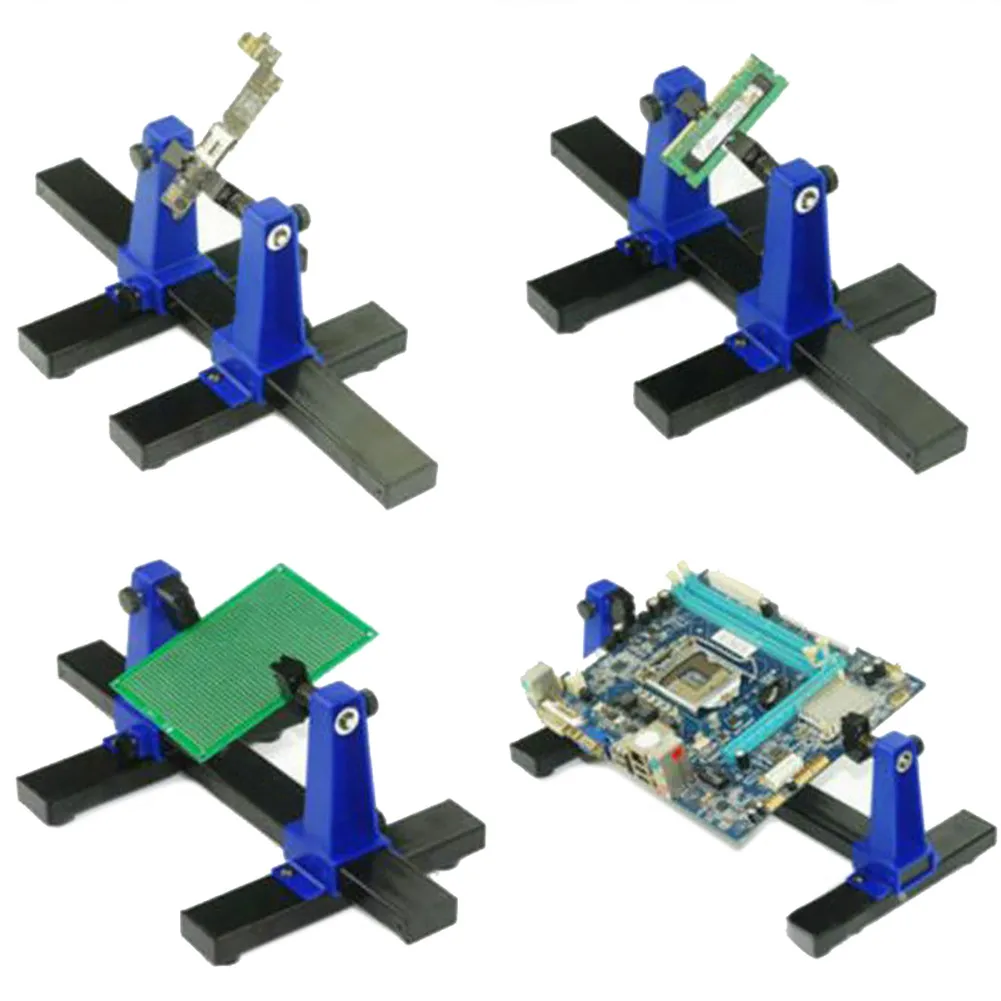 Adjustable PCB Bracket360 Degree Rotation FixtureCircuit Board Clamp High Quality Soldering Holder For Soldering Repair
Adjustable PCB Bracket360 Degree Rotation FixtureCircuit Board Clamp High Quality Soldering Holder For Soldering Repair