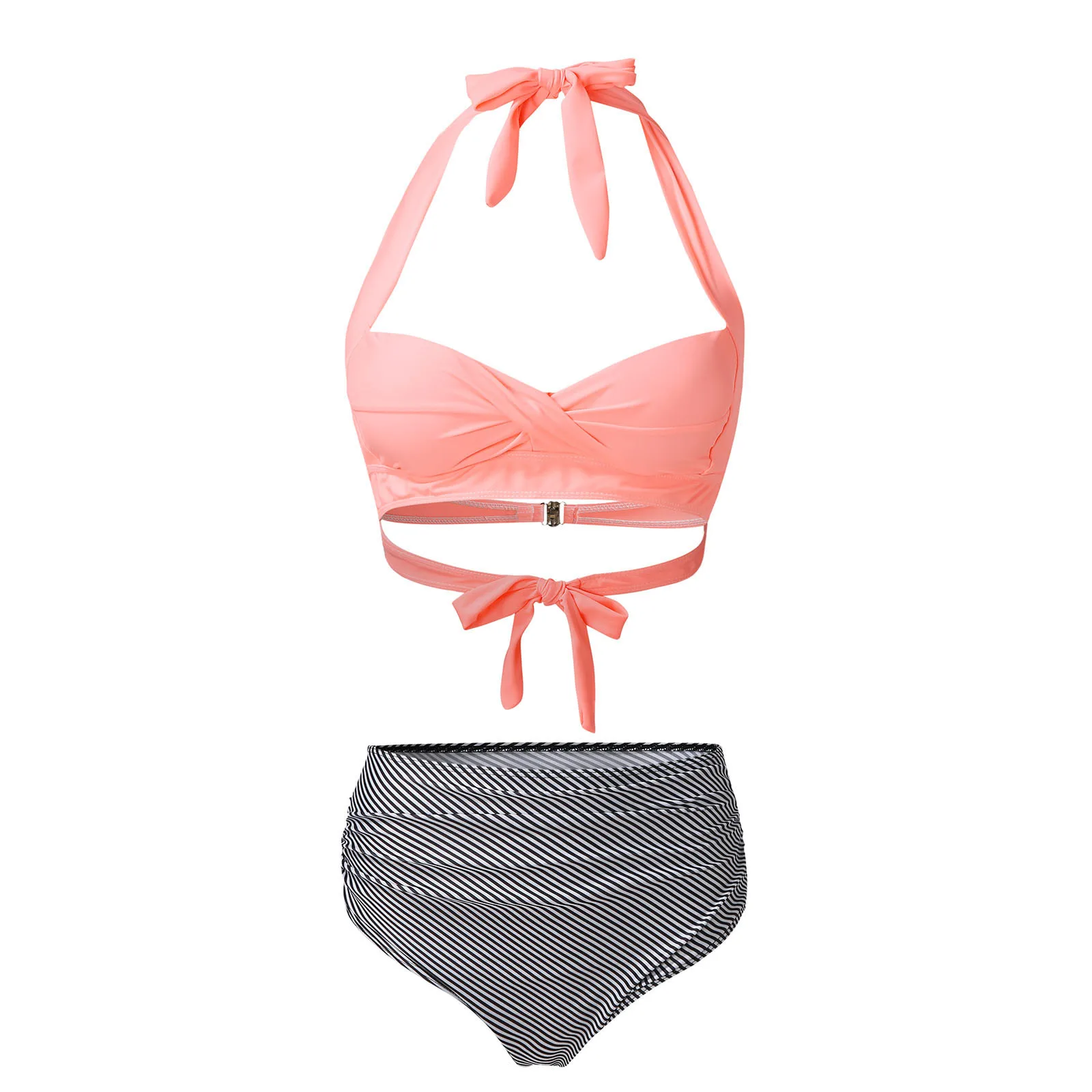Women's Sexy Bikini Swimsuit High Waist Printed Push-up Bikini Set SummerTwo-piece Open Back Ruffled Retro Swimwear Bathing Suit
Women's Sexy Bikini Swimsuit High Waist Printed Push-up Bikini Set SummerTwo-piece Open Back Ruffled Retro Swimwear Bathing Suit
