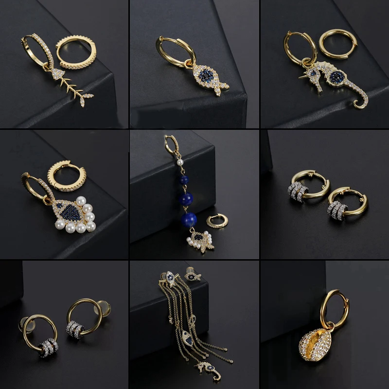 925 Sterling Silver Hippocampus Pearl Small Fish Bone Circle Tassel Earring Ear Stud Luxury Brand 3a Zircon Monaco Jewelry
925 Sterling Silver Hippocampus Pearl Small Fish Bone Circle Tassel Earring Ear Stud Luxury Brand 3a Zircon Monaco Jewelry