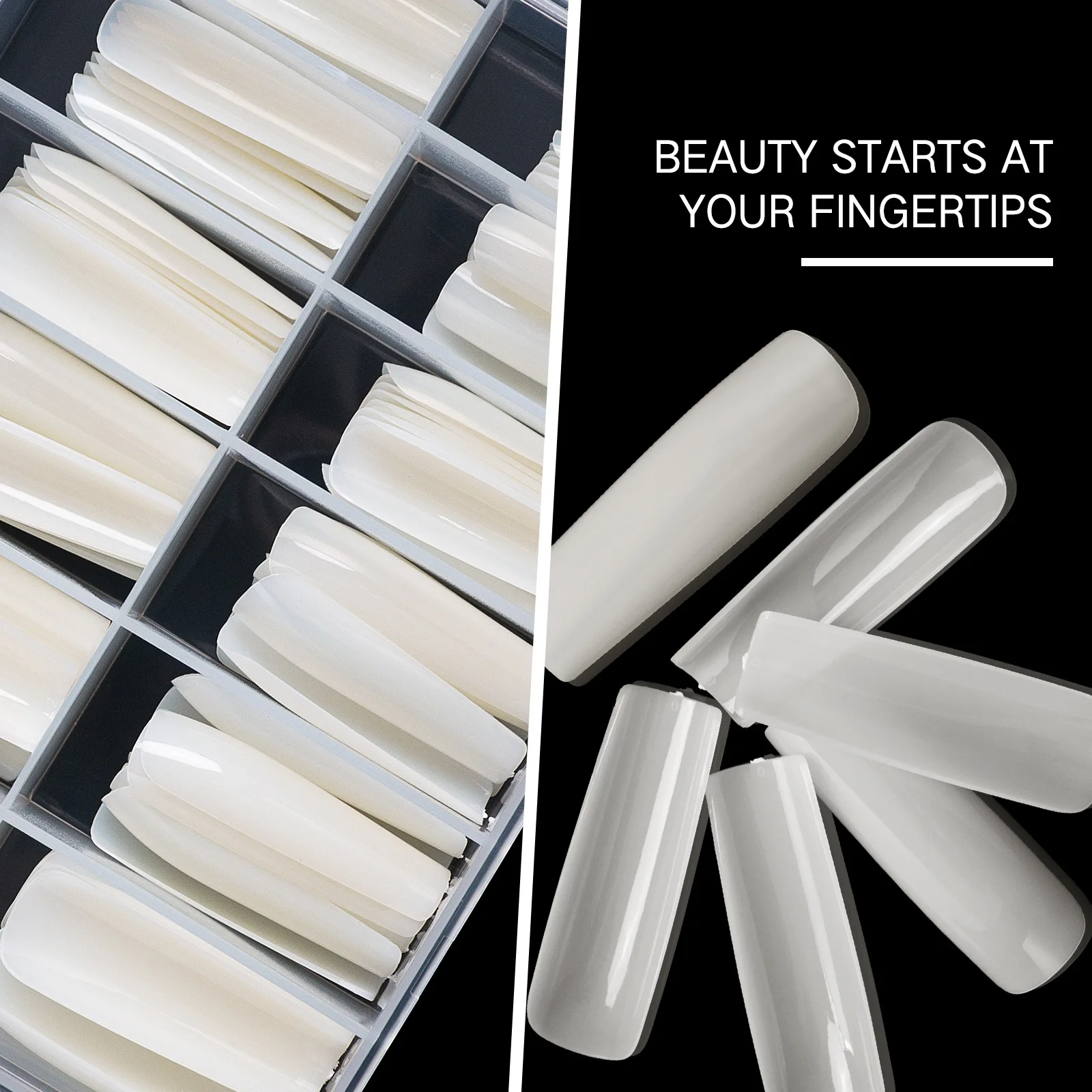 12*10pcs /Box- XXL Nail Tips (1.37in~1.73in) Full Cover Square Coffin Tool 2021 Fashion False Clear/Nature False Manicure
12*10pcs /Box- XXL Nail Tips (1.37in~1.73in) Full Cover Square Coffin Tool 2021 Fashion False Clear/Nature False Manicure