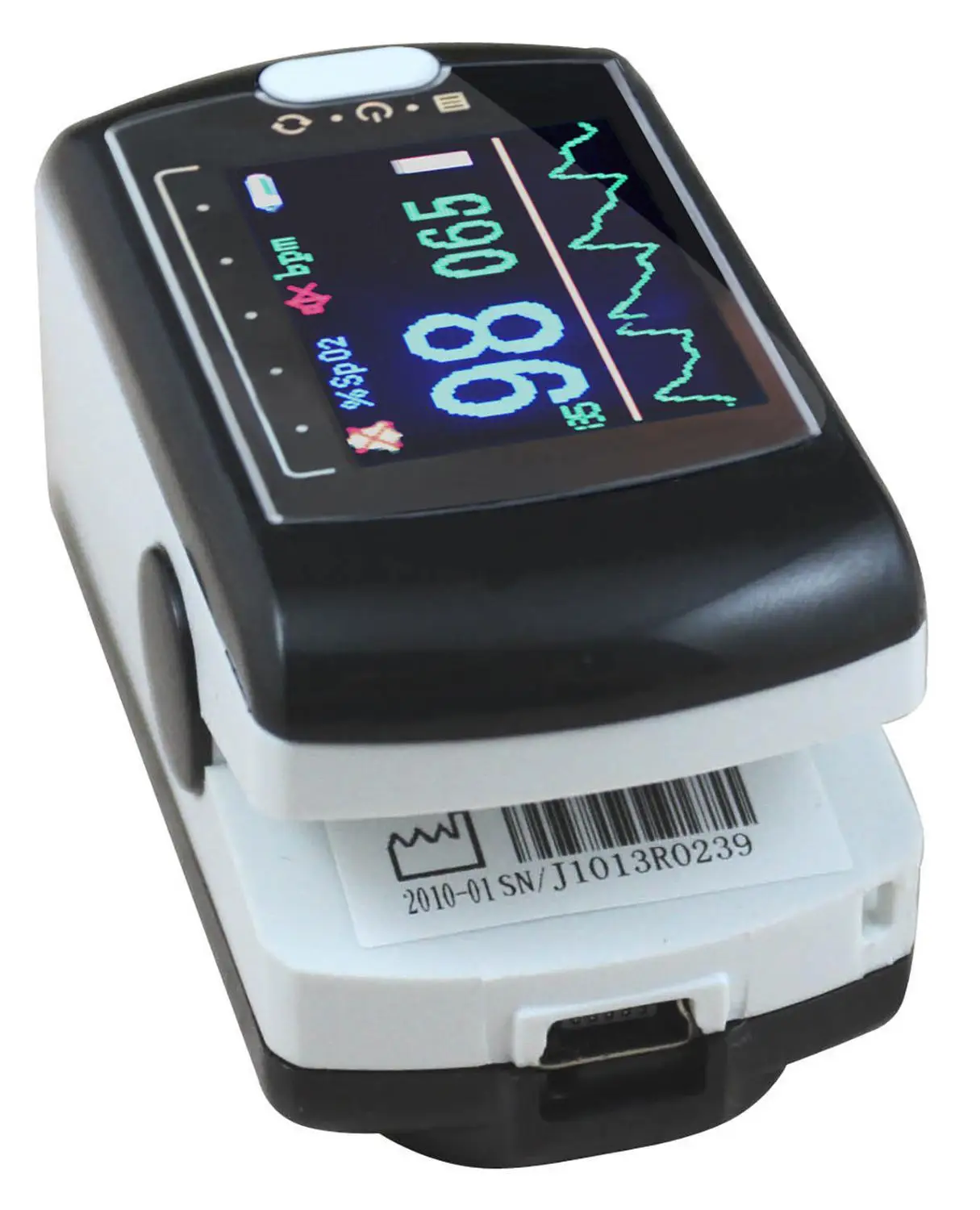 CE&FDA Approved CONTEC CMS50E Fingertip Pulse Oximeter SPO2 Blood Oxygen Monitor 1.3''OLED Display
CE&FDA Approved CONTEC CMS50E Fingertip Pulse Oximeter SPO2 Blood Oxygen Monitor 1.3''OLED Display