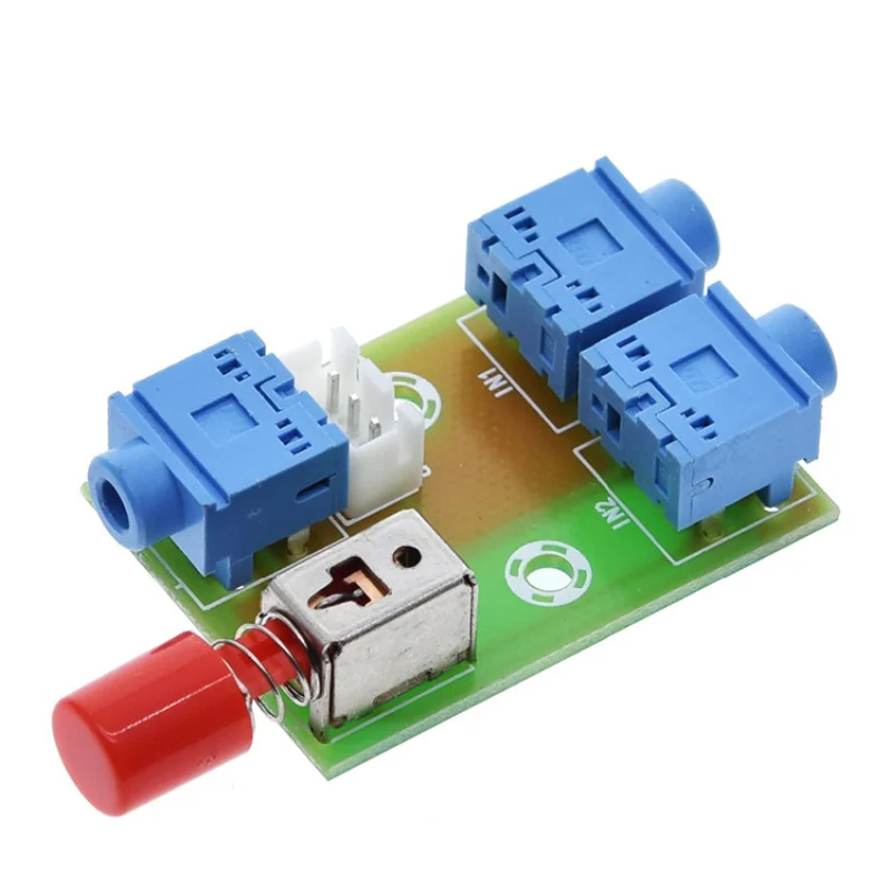 XH-M371 audio switch module 3.5 audio 2 in 1 out switcher switch board audio socket switch
XH-M371 audio switch module 3.5 audio 2 in 1 out switcher switch board audio socket switch