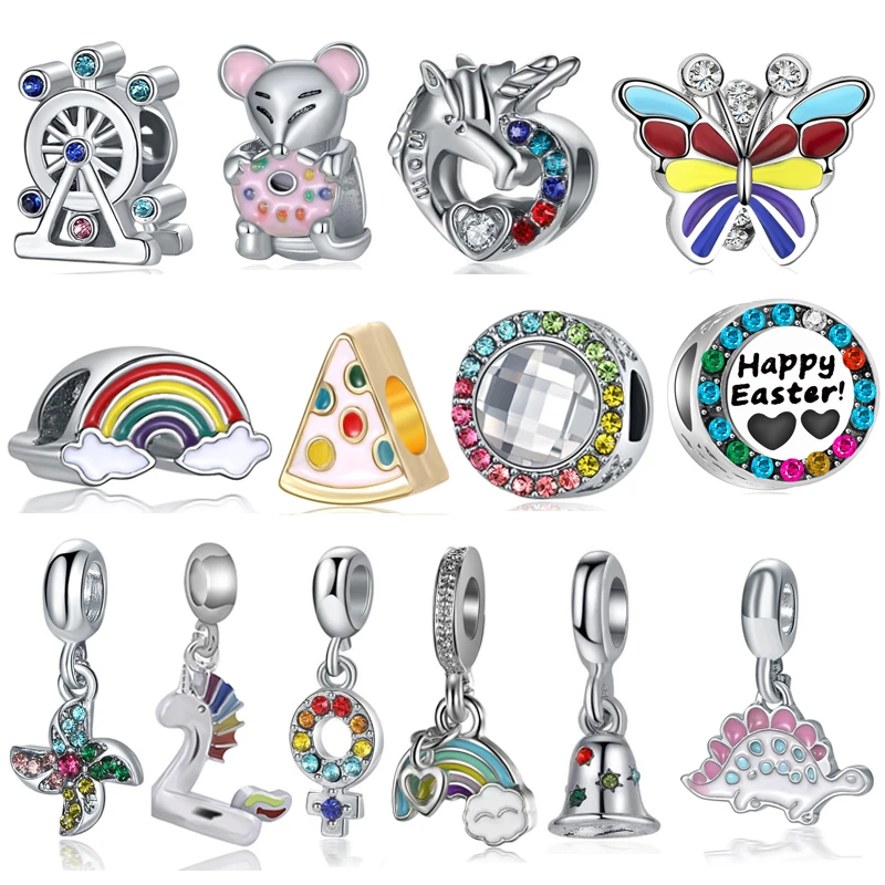 Fit Bracelets Necklaces Pendants Rainbow Crystal Brand Charms Beads for Women Handmade DIY Jewelry Making Accessories
Fit Bracelets Necklaces Pendants Rainbow Crystal Brand Charms Beads for Women Handmade DIY Jewelry Making Accessories