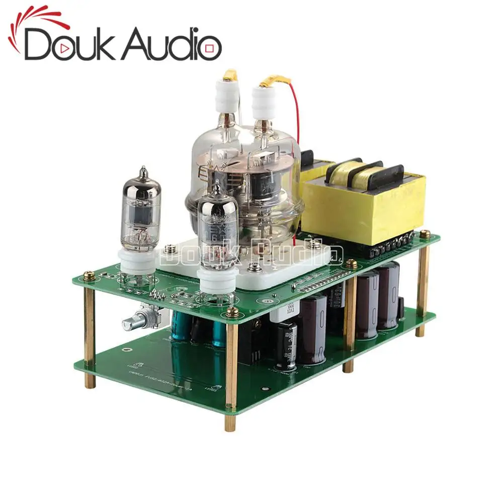 Усилитель мощности Douk Audio HiFi 6P6P ламповый вакуумный стерео усилитель