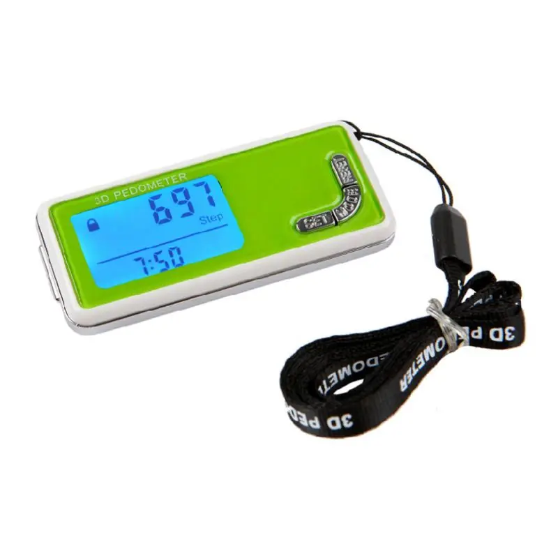 3D Sensor Digital Pedometer Counting Running Walking Step LCD Smart Step Counter 203C
3D Sensor Digital Pedometer Counting Running Walking Step LCD Smart Step Counter 203C