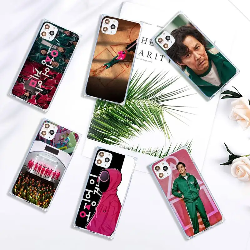 Squid Game Suspenseful TV series Phone Case Transparent for iPhone 7 8 11 12 se 2020 mini pro X XS XR MAX Plus
Squid Game Suspenseful TV series Phone Case Transparent for iPhone 7 8 11 12 se 2020 mini pro X XS XR MAX Plus