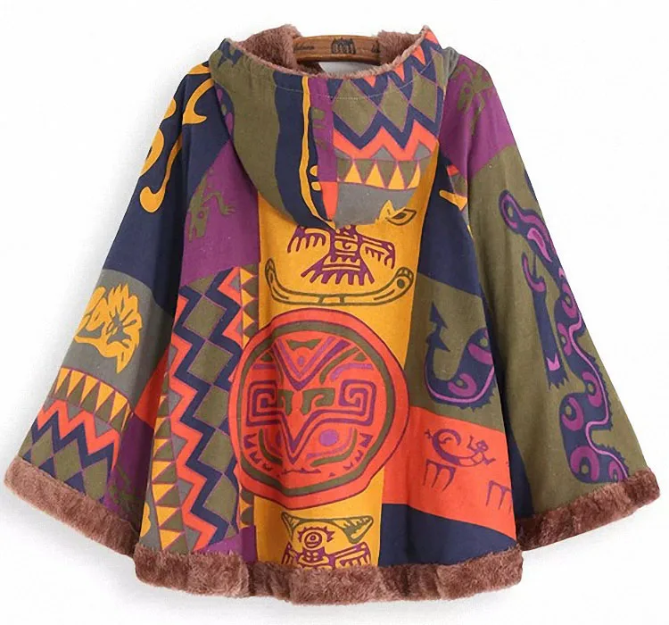 FHooded Winter Capes Retro Personality Graffiti Art Printing Personality Hair Ball Drawstring Casual Wild Women's Top Loose Crop
FHooded Winter Capes Retro Personality Graffiti Art Printing Personality Hair Ball Drawstring Casual Wild Women's Top Loose Crop