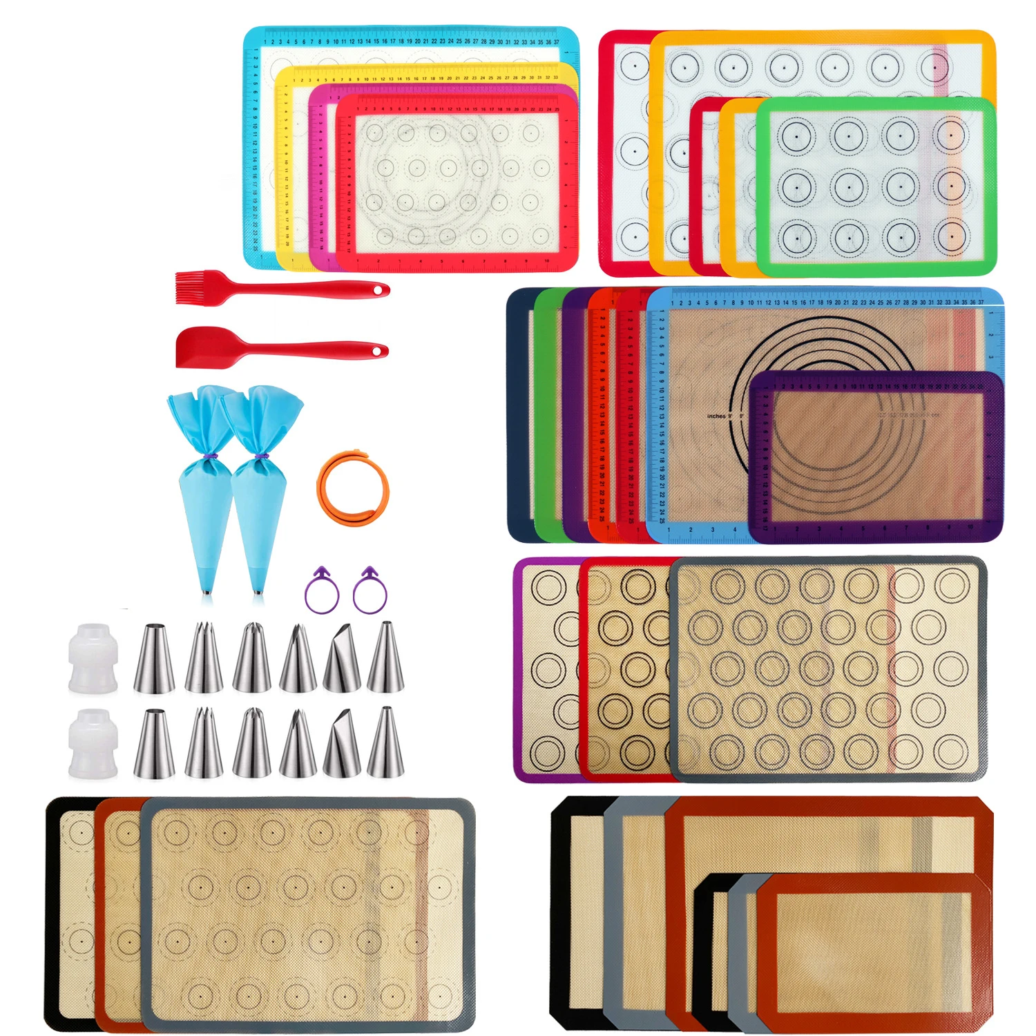 Силиконовые коврики для выпечки коврик лист с антипригарным покрытием печенья