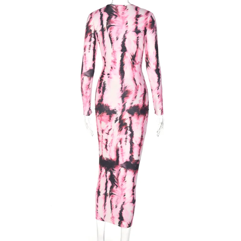 V Neck Bandage Bodycon Sexy Maxi Dresses Women Fashion Skinny Clubwear Printed Long Sleeve Party Dress Autumn 2020 Slim
V Neck Bandage Bodycon Sexy Maxi Dresses Women Fashion Skinny Clubwear Printed Long Sleeve Party Dress Autumn 2020 Slim