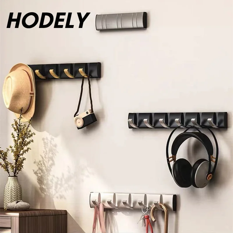 HODELY Wall-mounted Invisible Hook Aluminum Folding Clothes Hooks Bathroom Towel Hangers Kitchen Organizer Bathroom Accessories
HODELY Wall-mounted Invisible Hook Aluminum Folding Clothes Hooks Bathroom Towel Hangers Kitchen Organizer Bathroom Accessories