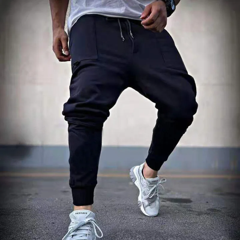 2021 Fashion Zipper Slim Pants For Men Solid Mid Waist Drawstring Sport Sweatpants Spring Summer New Casual Men Jogging Trousers
2021 Fashion Zipper Slim Pants For Men Solid Mid Waist Drawstring Sport Sweatpants Spring Summer New Casual Men Jogging Trousers