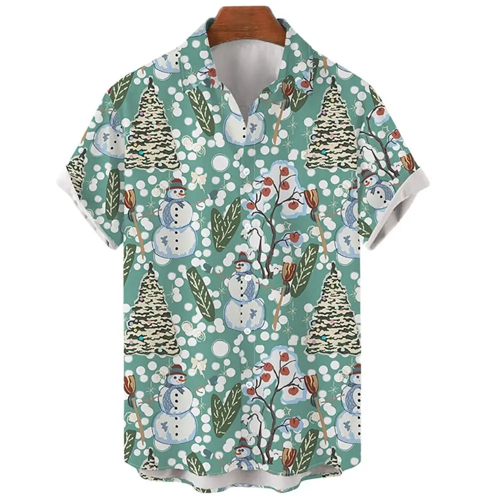 Santa pattern Hawaiian Shirt Beach Party Loose Fashion Short Sleeve Snowman Shirts Oversized Casual Trend Street Unisex Shirts
Santa pattern Hawaiian Shirt Beach Party Loose Fashion Short Sleeve Snowman Shirts Oversized Casual Trend Street Unisex Shirts