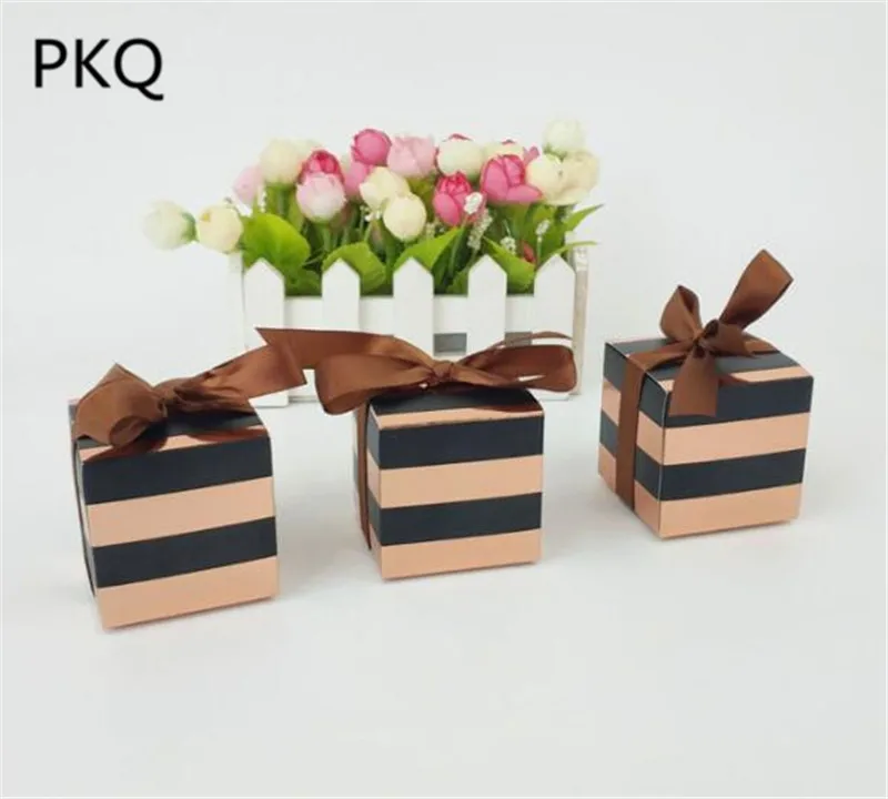 30 шт. Новое поступление креативная Подарочная коробка полосатая крафт коробка для подарков с лентой украшение для свадебной вечеринки бума... 
30 шт. Новое поступление креативная Подарочная коробка полосатая крафт коробка для подарков с лентой украшение для свадебной вечеринки бума...