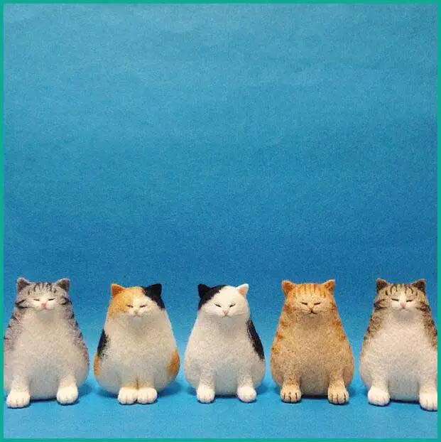 Япония DIY ручной работы lover Cat Kitty шерсть иглы для валяния комплект Модные
