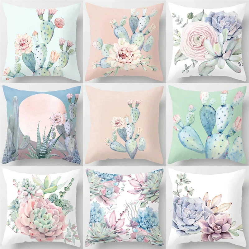 Тропический кактус, суккулент, цветочный рисунок, искусственное декоративное сиденье автомобиля, наволочка для дивана, домашний декор 40829 
Тропический кактус, суккулент, цветочный рисунок, искусственное декоративное сиденье автомобиля, наволочка для дивана, домашний декор 40829