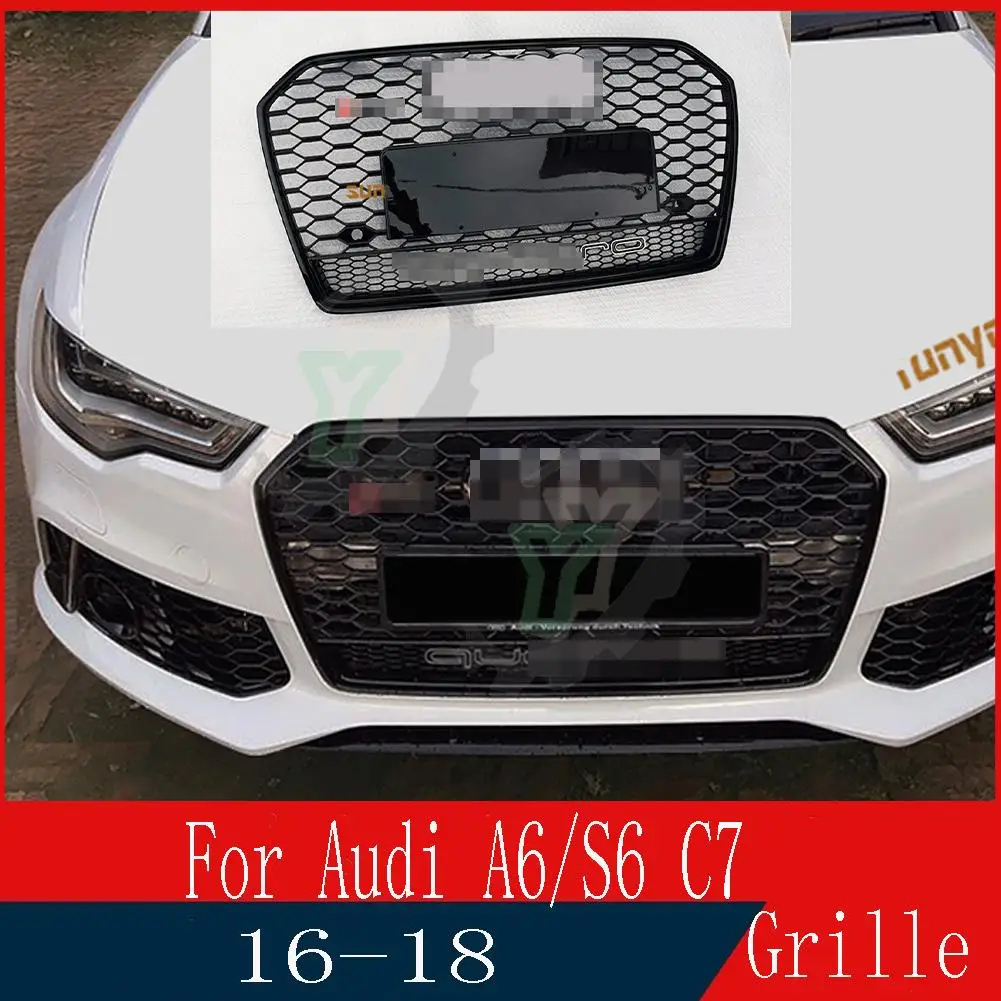 For RS6 Style Front Modified Sport Hex Mesh Honeycomb Hood Grill for Audi A6/S6 C7 2016 2017 2018 car accessories racing grille
For RS6 Style Front Modified Sport Hex Mesh Honeycomb Hood Grill for Audi A6/S6 C7 2016 2017 2018 car accessories racing grille