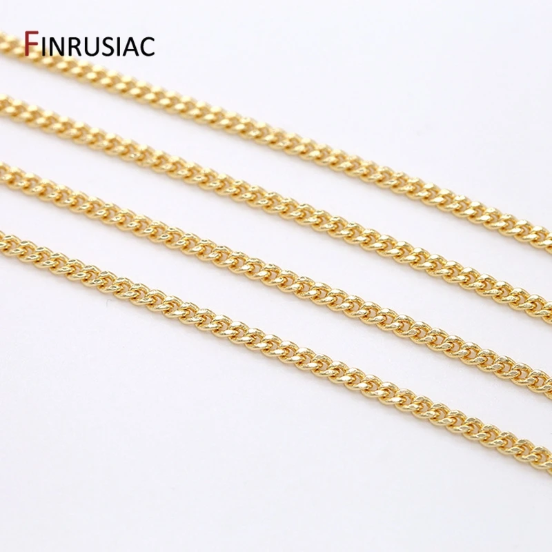 14K Real Gold Plated 2mm 3mm 4mm Wide Metal Chain For Jewelry Making DIY Bracelets Necklaces Material Chain Supplies
14K Real Gold Plated 2mm 3mm 4mm Wide Metal Chain For Jewelry Making DIY Bracelets Necklaces Material Chain Supplies