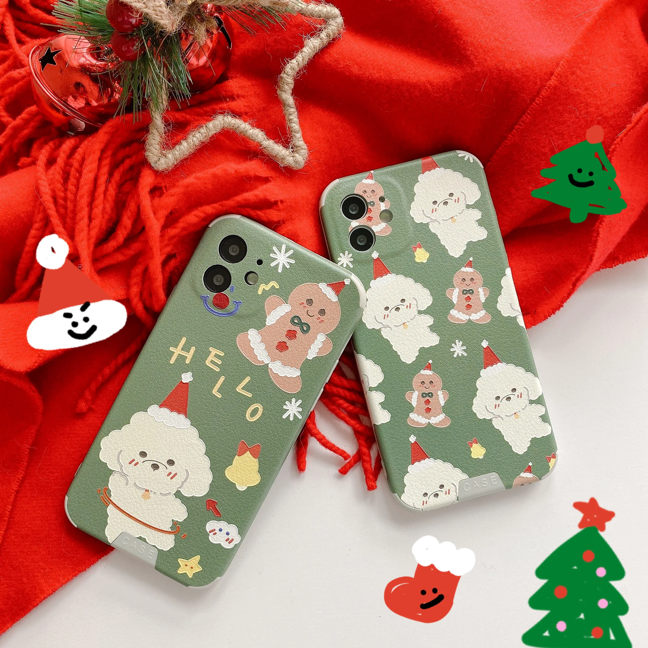 Christmas Teddy Gingerbread Man is suitable for iphone 12 pro mobile phone case 11/ 7/8plus X XS Max Xr mini protective case
Christmas Teddy Gingerbread Man is suitable for iphone 12 pro mobile phone case 11/ 7/8plus X XS Max Xr mini protective case