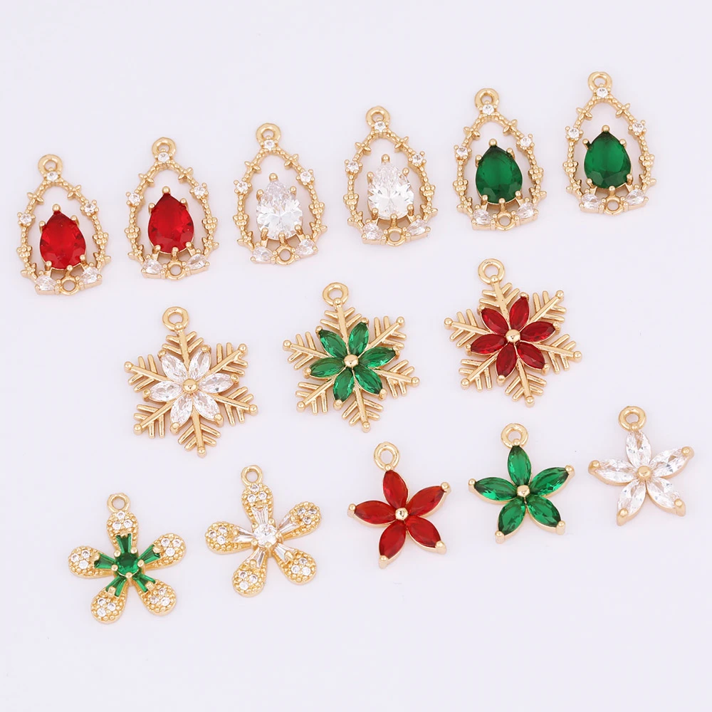 WHSOK 40Pcs Jewelry Findings Components/DIY/Flower Shapes/Hand Made/Crystal Pendant For Earrings/CZ Charms/Jewelry Accessories
WHSOK 40Pcs Jewelry Findings Components/DIY/Flower Shapes/Hand Made/Crystal Pendant For Earrings/CZ Charms/Jewelry Accessories