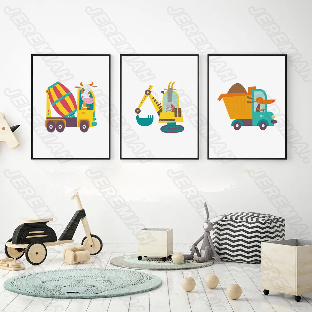 Driving Little Animal Cartoon Poster Nordic Style Wall Art Canvas Print Painting Modern Children Bedroom Decoration
Driving Little Animal Cartoon Poster Nordic Style Wall Art Canvas Print Painting Modern Children Bedroom Decoration