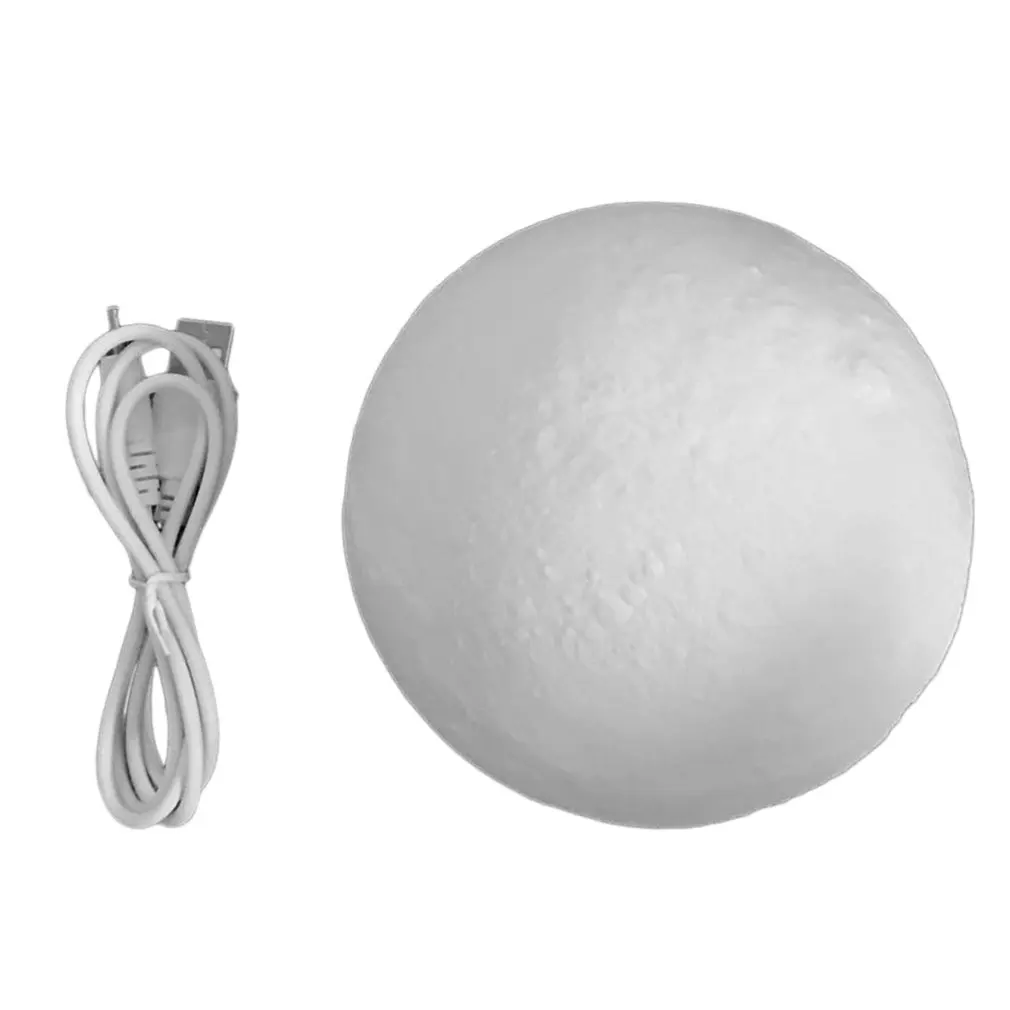 3D Print Simulation Moon LED Nightlight Touch Control USB Charging Desk Lamp 8/10/12/13/15/18/20cm +/- Wood Stand Drop Shipping
3D Print Simulation Moon LED Nightlight Touch Control USB Charging Desk Lamp 8/10/12/13/15/18/20cm +/- Wood Stand Drop Shipping