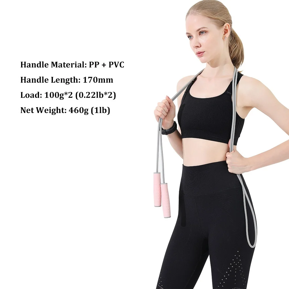 Adjustable Skipping Rope Workout lose weight Equipment Jump Rope Double Weight Bearing Tangle-Free Solid PVC Rapid Speed
Adjustable Skipping Rope Workout lose weight Equipment Jump Rope Double Weight Bearing Tangle-Free Solid PVC Rapid Speed