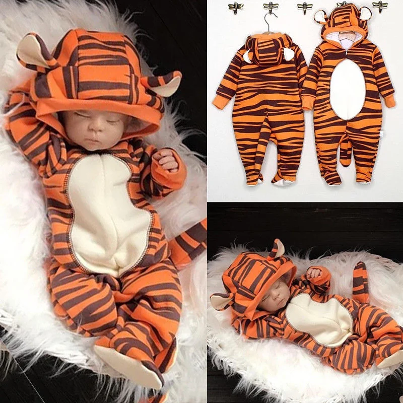 Newborn Baby Romper Boy Girl Tiger Romper Autumn Hoodies Jumpsuit Playsuit Cartoon Babygrows Costume Outfits 0-18M Fast Shipping
Newborn Baby Romper Boy Girl Tiger Romper Autumn Hoodies Jumpsuit Playsuit Cartoon Babygrows Costume Outfits 0-18M Fast Shipping