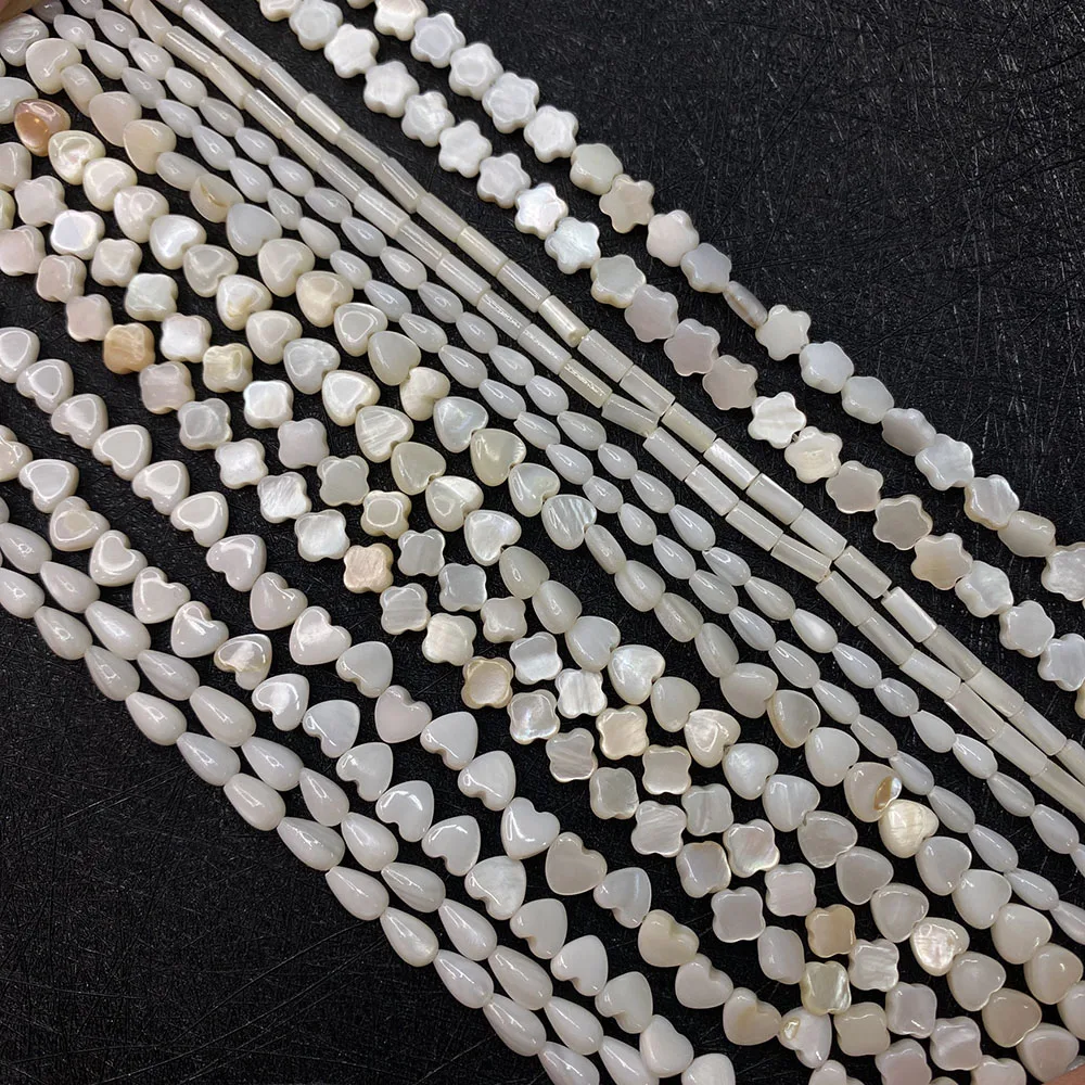 Natural Freshwater Shell Beads Drop-shaped Love Stars Cylindrical White Mother Shell Loose Beads DIY Jewelry Accessories
Natural Freshwater Shell Beads Drop-shaped Love Stars Cylindrical White Mother Shell Loose Beads DIY Jewelry Accessories