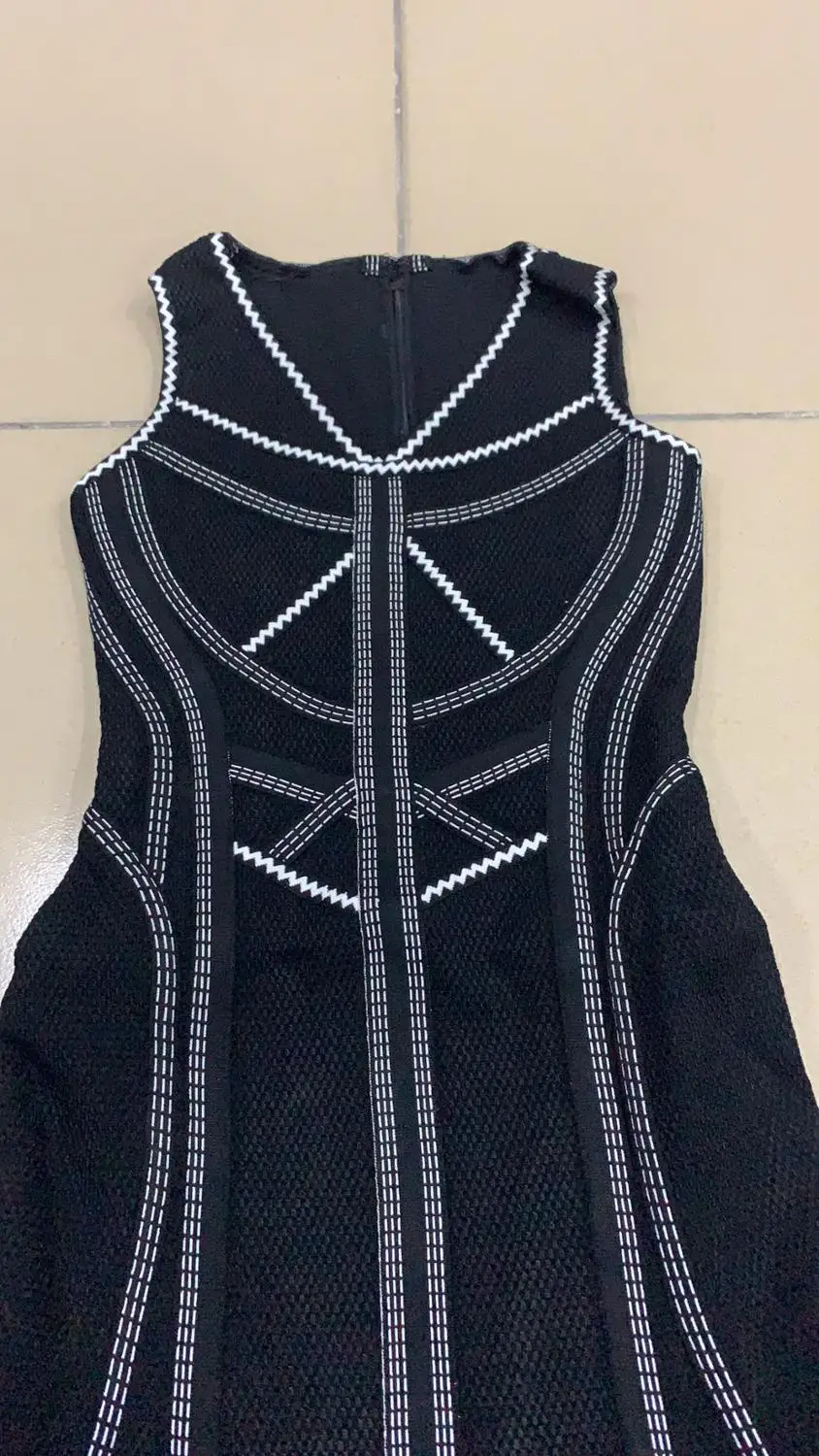 2020 Elegant high quality sexy black women v neck sleeveless Vestido Celebrity evening bodycon dresses dropshipping 
2020 Elegant high quality sexy black women v neck sleeveless Vestido Celebrity evening bodycon dresses dropshipping