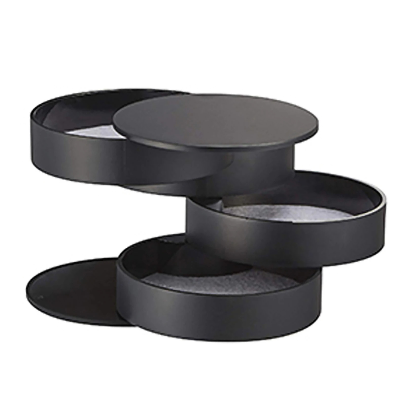 Jewelry Boxs Creative 4 Layers Rotatable Plastic Jewelry Container Case Earrings Ring Box Multi-Function Jewelry Storage Box
Jewelry Boxs Creative 4 Layers Rotatable Plastic Jewelry Container Case Earrings Ring Box Multi-Function Jewelry Storage Box