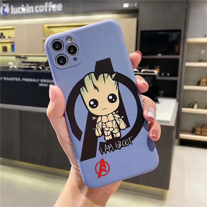 Cartoon Groot Silicone Soft Phone Case For iPhone 7 8 Plus 2020 SE X XR XS Max 11 11Pro Max 12 12Pro Max Pro Mini Case
Cartoon Groot Silicone Soft Phone Case For iPhone 7 8 Plus 2020 SE X XR XS Max 11 11Pro Max 12 12Pro Max Pro Mini Case