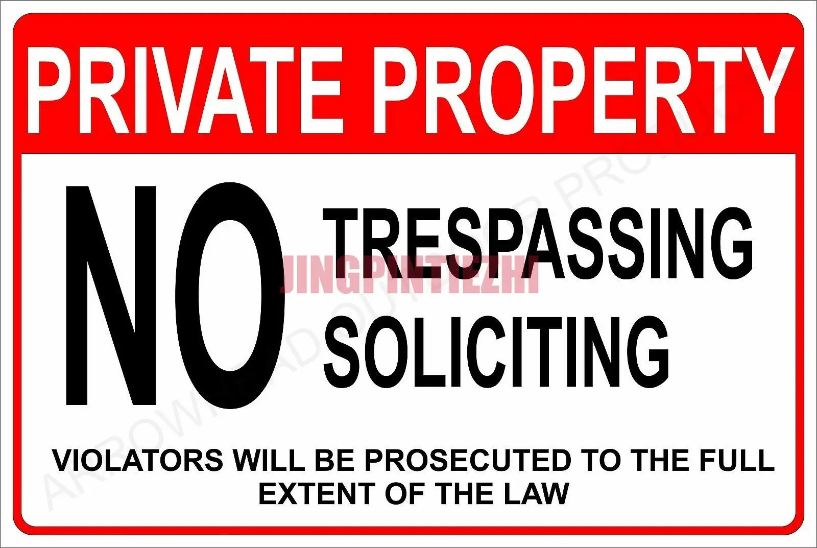 No Entry of Private Property Without Solicitation Sign Car Stickers Vinyl Motorcycle Decal Car Window Body Decorative
No Entry of Private Property Without Solicitation Sign Car Stickers Vinyl Motorcycle Decal Car Window Body Decorative