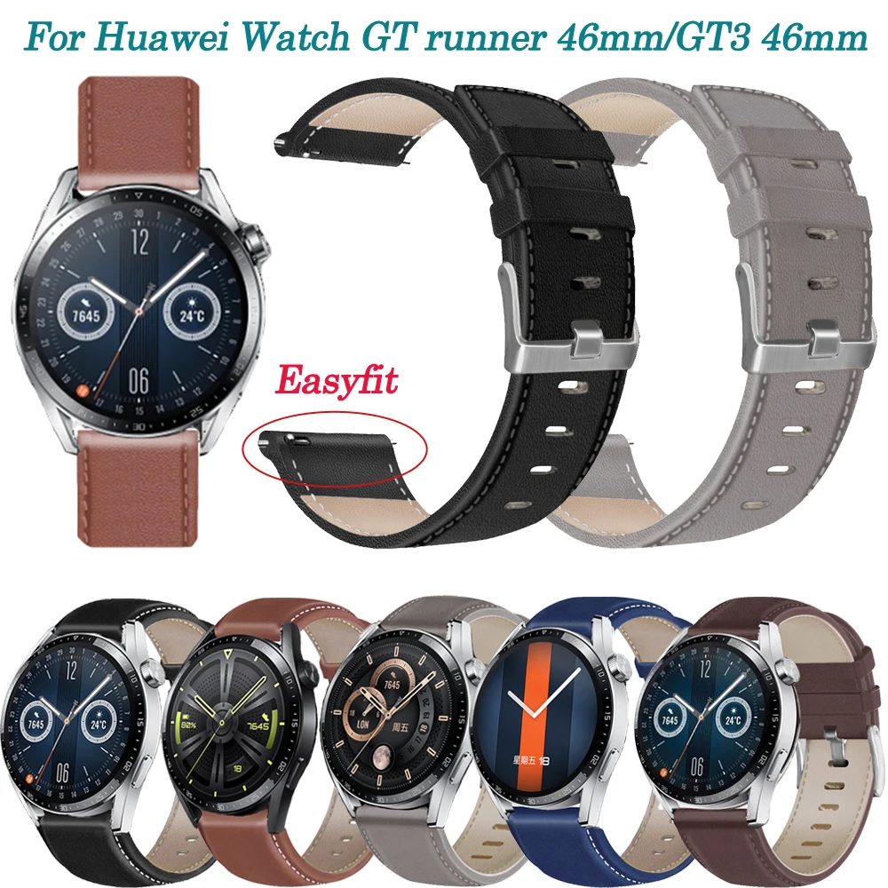For Watch GT3 46mm Smart Watch Band Leather 22mm For Huawei Watch GT Runner /GT 3 46mm Strap Bracelet Wristband Belt Accessories
For Watch GT3 46mm Smart Watch Band Leather 22mm For Huawei Watch GT Runner /GT 3 46mm Strap Bracelet Wristband Belt Accessories