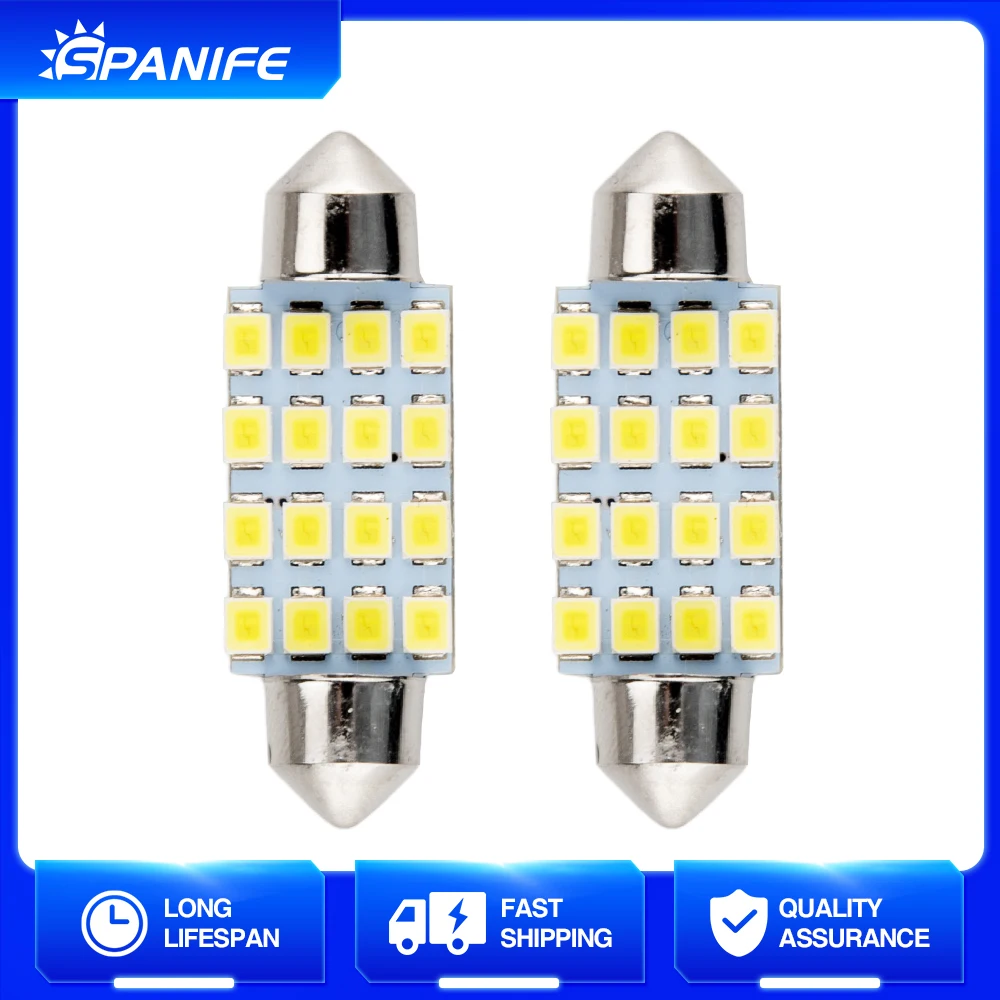 Spanife C10W Car LED Bulb Festoon 41mm Canbus Car Styling Light Interior reading lamp 12V Auto Bulb Reverse Back Brake Lamp
Spanife C10W Car LED Bulb Festoon 41mm Canbus Car Styling Light Interior reading lamp 12V Auto Bulb Reverse Back Brake Lamp