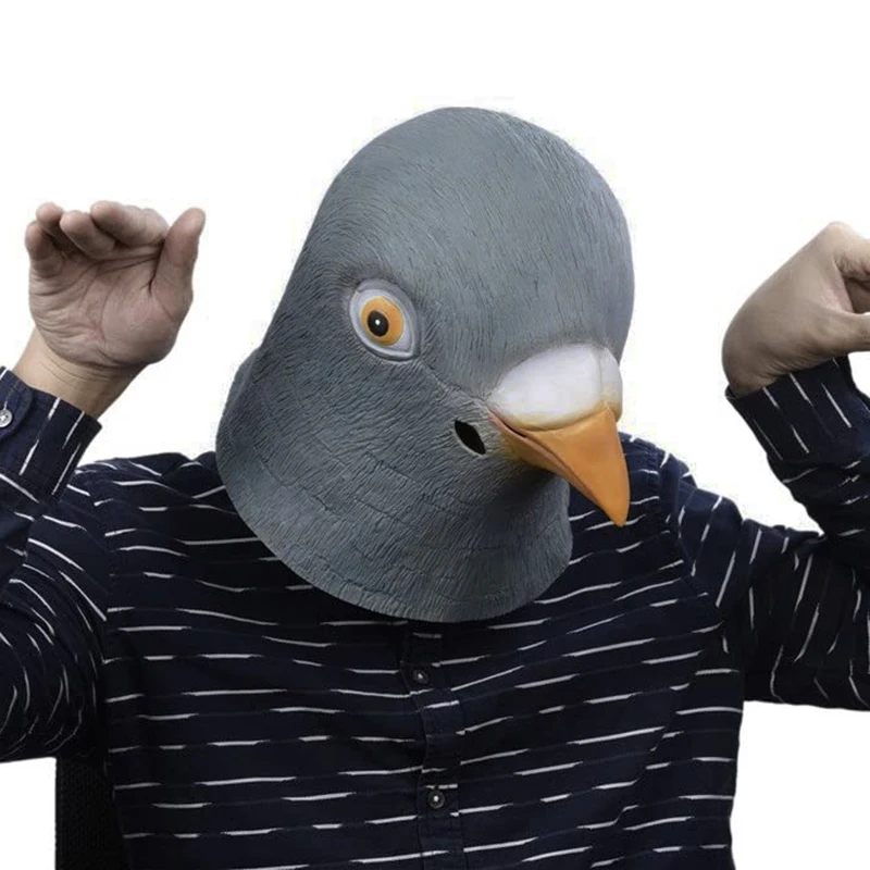 Super Cute Funny Headgear Pigeon Mask Super Cute Sparrow Mask Latex Animal Headgear Green Bird Dove Head Mask 1pc
Super Cute Funny Headgear Pigeon Mask Super Cute Sparrow Mask Latex Animal Headgear Green Bird Dove Head Mask 1pc