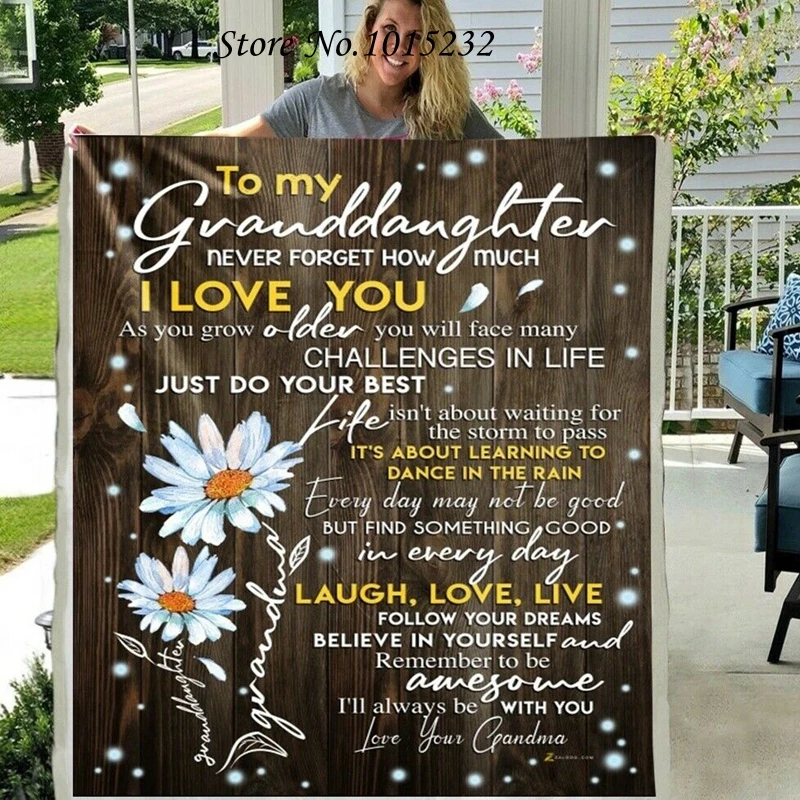 Письмо одеяло на мой Grandgaughter 3D печатных Флисовое одеяло для кровати в весенний и осенний плюс толстые мода плед от со словами "Love Grandma" W03
Письмо одеяло на мой Grandgaughter 3D печатных Флисовое одеяло для кровати в весенний и осенний плюс толстые мода плед от со словами "Love Grandma" W03