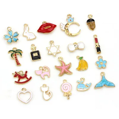 60pcs Alloy Plated Enamel Pendants Necklace Bracelet for Jewelry Making Bracelet Earring DIY Accessory Keychain Sun Flamingo
60pcs Alloy Plated Enamel Pendants Necklace Bracelet for Jewelry Making Bracelet Earring DIY Accessory Keychain Sun Flamingo
