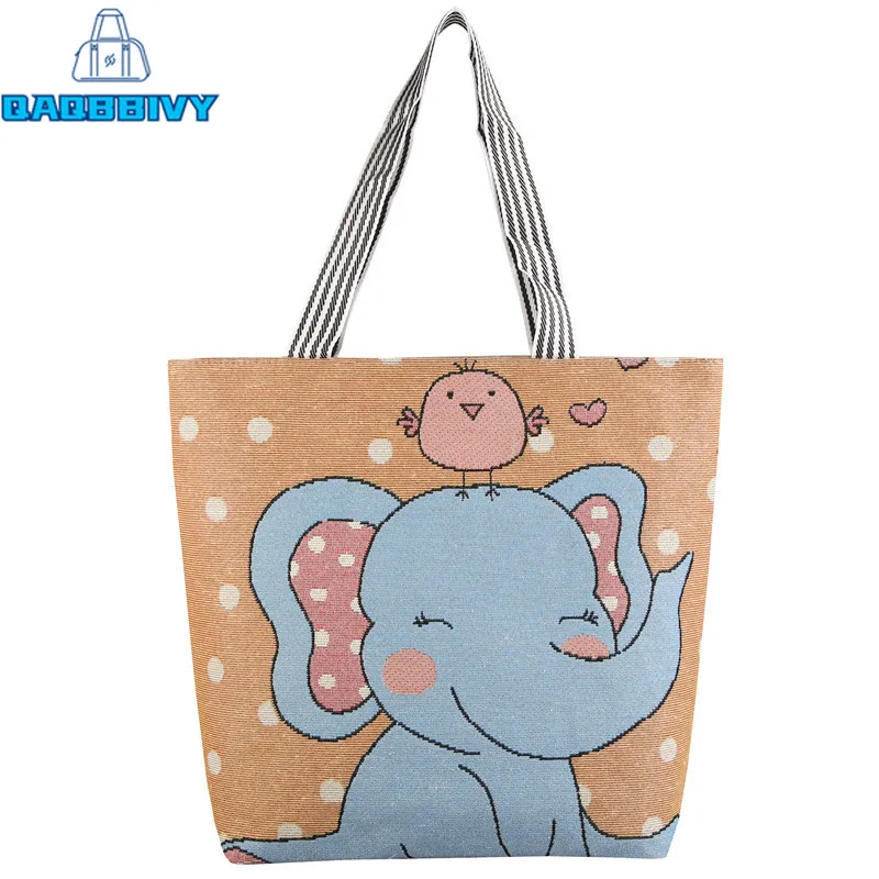 Women's Fashion Cartoon Printed Canvas Handbag Female Casual Tote Large Capacity Shopping Bag Reusable Folding Shoulder Bags
Women's Fashion Cartoon Printed Canvas Handbag Female Casual Tote Large Capacity Shopping Bag Reusable Folding Shoulder Bags