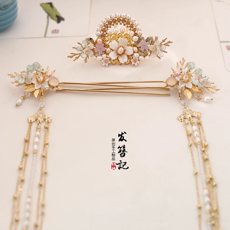 Origional Ancient Chinese Costume Headdress Tassel Hairpin Hair Comb Up-Do Hairpin Costume Accessories
Origional Ancient Chinese Costume Headdress Tassel Hairpin Hair Comb Up-Do Hairpin Costume Accessories