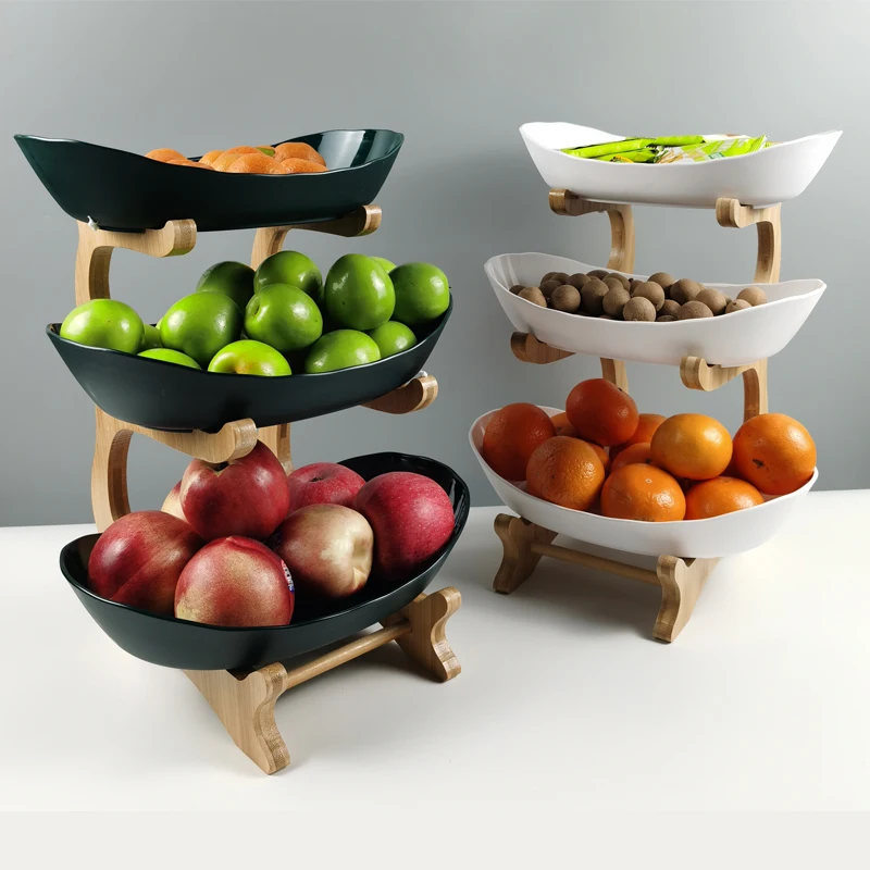 2/3 Tiers Fruit Plate with Wood Holder Snacks Candy Serving Plate Bowl Kitchen Organizer Rack Party Food Serving Display Tray
2/3 Tiers Fruit Plate with Wood Holder Snacks Candy Serving Plate Bowl Kitchen Organizer Rack Party Food Serving Display Tray
