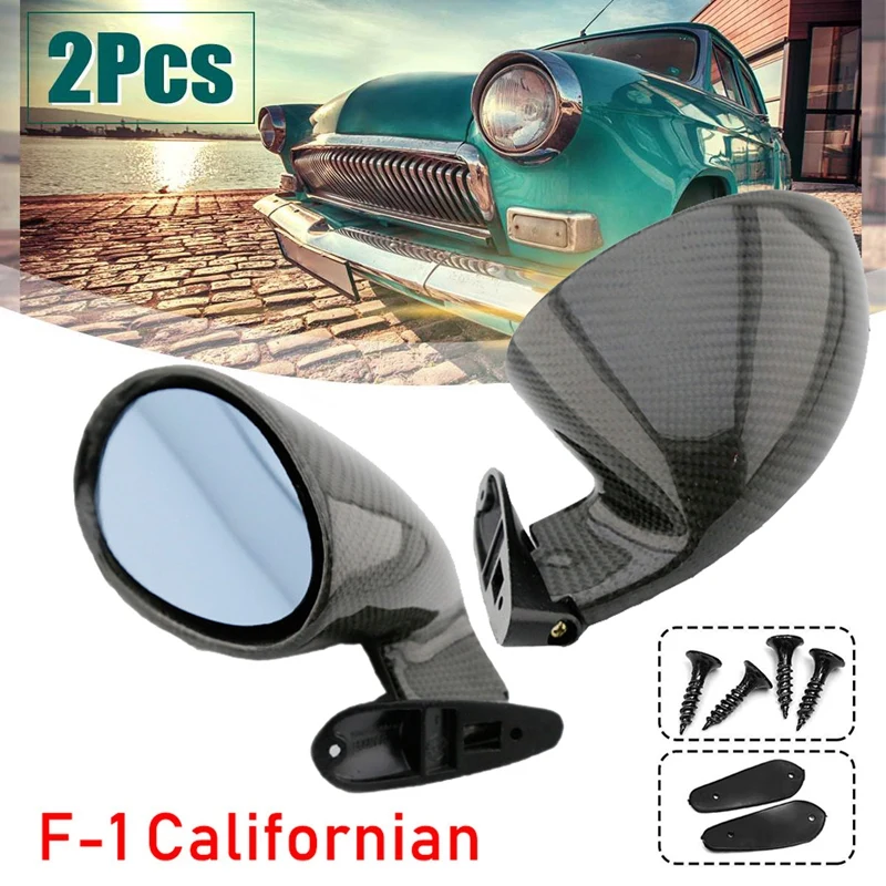 Carbon Fiber Universal Classic Retro Door Wing Side Mirror Rearview Mirror California Style Car Accessories
Carbon Fiber Universal Classic Retro Door Wing Side Mirror Rearview Mirror California Style Car Accessories