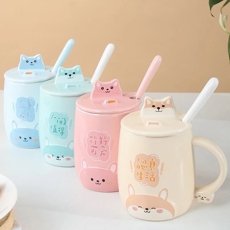 Cute Cartoon Animal Ceramic Mug With Lid Personalized Creative Mobile Phone Holder Office Coffee Milk Tea Mug Couple Water Cup
Cute Cartoon Animal Ceramic Mug With Lid Personalized Creative Mobile Phone Holder Office Coffee Milk Tea Mug Couple Water Cup