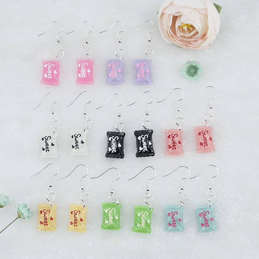 Cute Candy Resin Flatback Drop Earrings For Women Girls Elegant Adorable Funny fashion Sweet jewelry Earrings
Cute Candy Resin Flatback Drop Earrings For Women Girls Elegant Adorable Funny fashion Sweet jewelry Earrings
