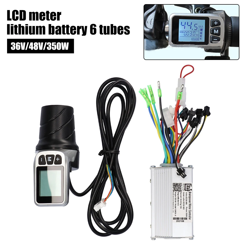 New 36V/48V 350W Brushless Controller Kit With LCD Meter Throttle Grip For Electric Bicycle E-Bike Electric Scooter Accessories
New 36V/48V 350W Brushless Controller Kit With LCD Meter Throttle Grip For Electric Bicycle E-Bike Electric Scooter Accessories