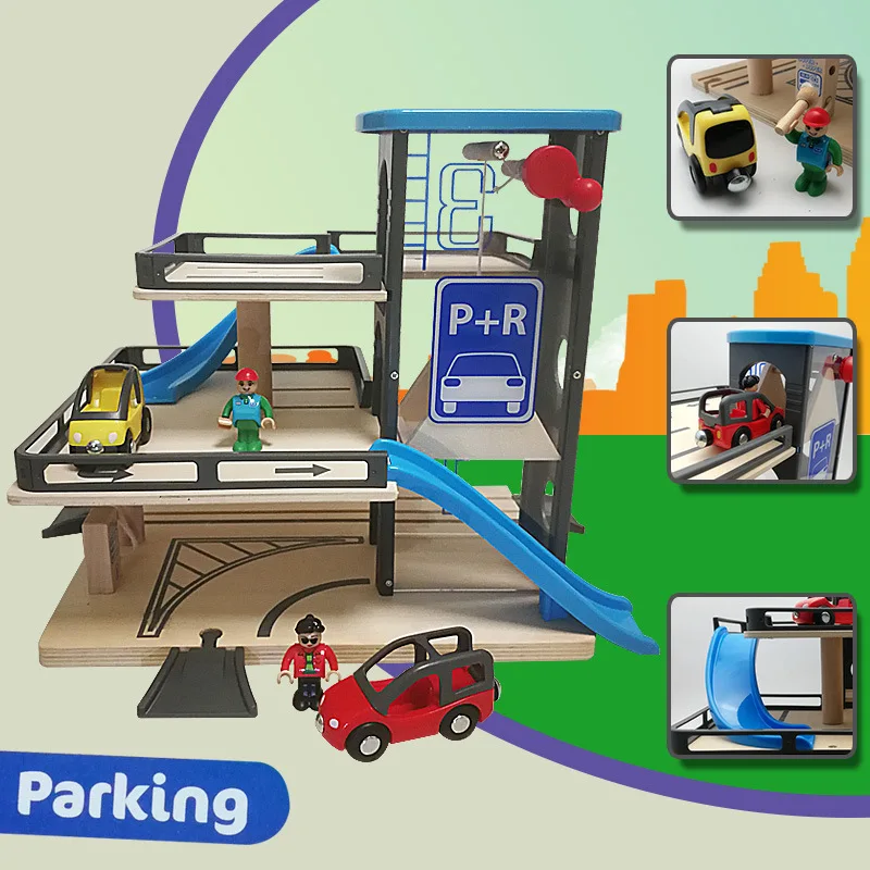 Деревянная парковочная машина, совместимая с Brio, деревянный трек, детские игрушки, подарок на день рождения, автомобиль, игрушечный поезд, и... 
Деревянная парковочная машина, совместимая с Brio, деревянный трек, детские игрушки, подарок на день рождения, автомобиль, игрушечный поезд, и...